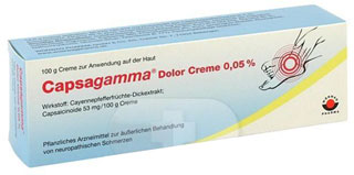 კაპსაგამა დოლორ კრემი 0,05% / kapsagama dolor kremi 0,05% / Capsagamma® Dolor Creme 0,05%