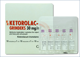 კეტოროლაკი გრინდექსი / ketorolaki grindeqsi / KETOROLAC-GRINDEKS