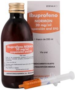 იბუპროფენი ნორმონი სუსპენზია / ibuprofeni normoni suspenzia / Ibuprofen Normon Suspension