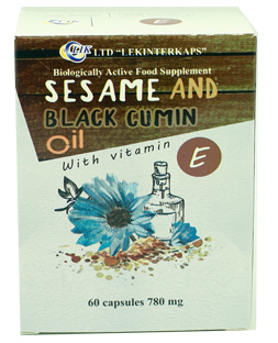 შირბახტის (სეზამის) და სოინჯის ზეთი“LIK” E ვიტამინით / shirbaxtis (sezamis da soinjis zeti “LIK” E vitaminit / Sesame and Black Cumin