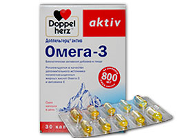 დოპელჰერც აქტივი ომეგა-3 / dopelherc aqtivi  omega-3 / Doppelherz aktiv Omega-3