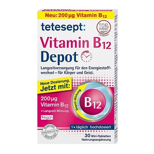 ტეტესეპტი ვიტამინი B12 დეპო / tetesepti vitamini B12 depo / Tetesept Vitamin B12 Depot