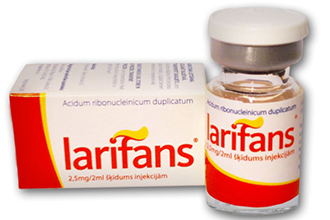ლარიფანი საინექციო 2.5მგ /2მლ / larifanni saineqcio 2.5mg / 2ml / Larifan Injection 2.5 mg / 2ml