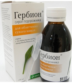 ჰერბიონი® მრავალძარღვას სიროფი / herbioni® mravaldzargvas sirofi / Herbion plantain syrup